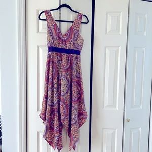 High low flowy dress, size XS